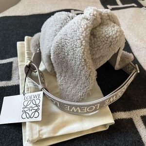 **RARE** NEW Authentic LOEWE Bunny Shearling Crossbody Bag